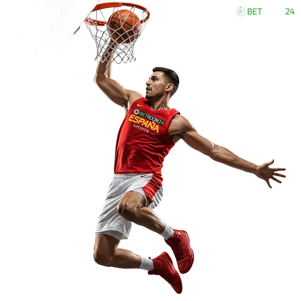 Betroom24: apuestas de baloncesto en España, pre y en vivo, cuotas decimales en tiempo real, creador de apuestas y cash out.