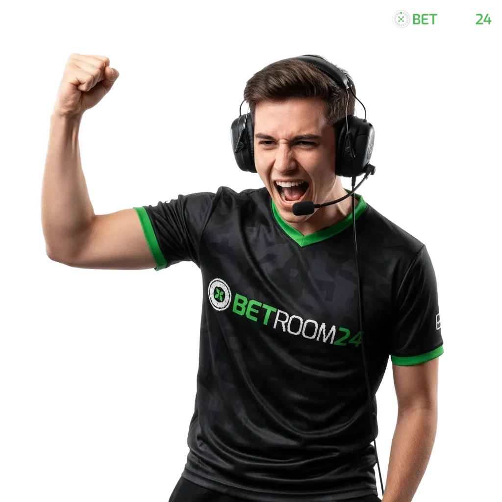 Promoción de apuestas de esports en Betroom24 España con bono de hasta $1.000 + 100 Free Spins