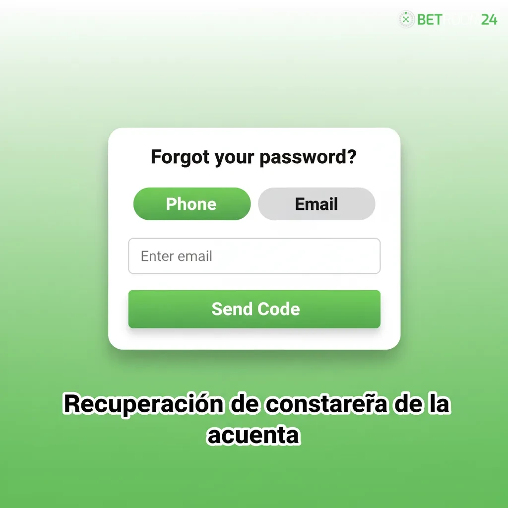 Guía de recuperación de contraseña: opciones por email o SMS, enlace o código, crea nueva clave; soporte si falla.