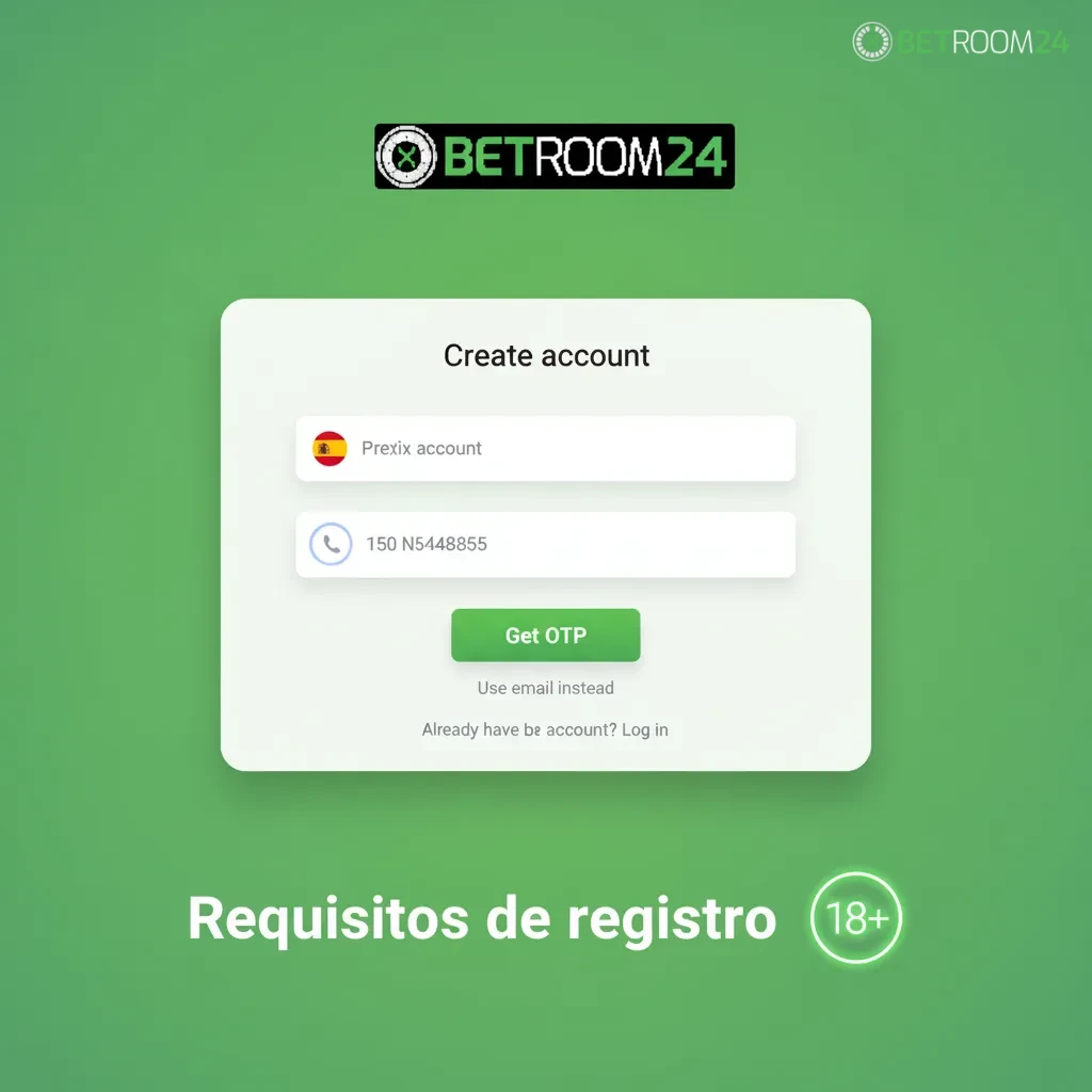 Infografía de requisitos de registro en España: 18+, DNI/NIE válido, prueba de domicilio, cuenta única y verificación.