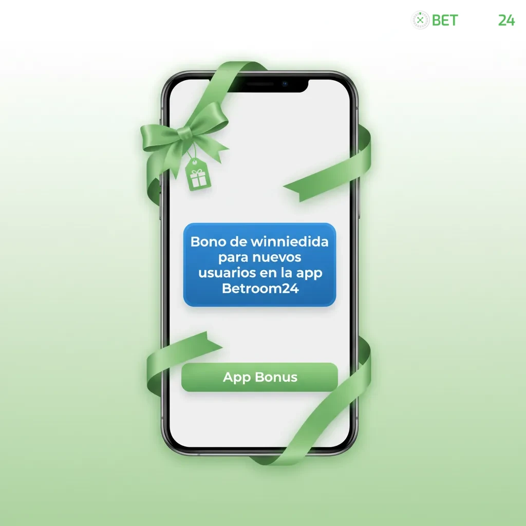 App Betroom24: bono de bienvenida. Deportes 100% hasta $1.000; Casino 100% hasta $1.000 + 100 tiradas. Depósito mínimo $20.