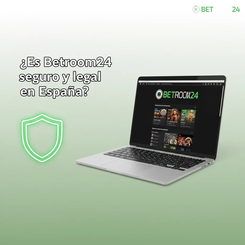 Infografía: Betroom24 en España, SSL, privacidad y KYC; sin DGOJ, opera internacionalmente. Consulta la normativa local.