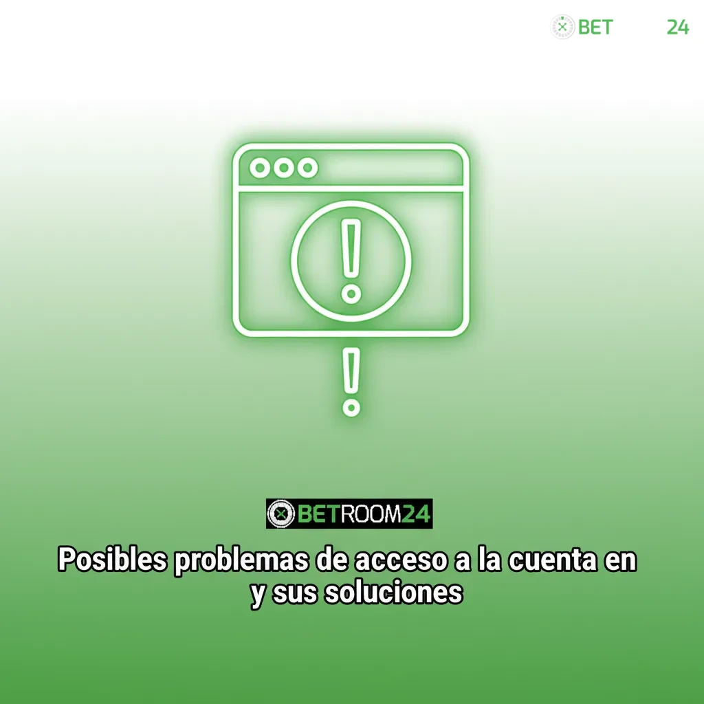 Infografía de Betroom24 con problemas de acceso y soluciones: contraseña incorrecta, bloqueo, KYC, 2FA y caché/navegador.